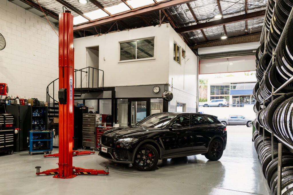 Well-organized tool bay used by certified mechanics for quality service